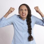 Angry teacher