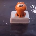 crying garfield GIF Template