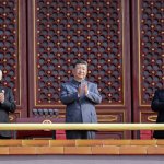 Putin, Xi, Kim clapping