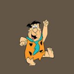 Fred Flintstone excited