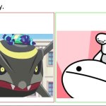 Which one looks cuter? | image tagged in same energy,pokemon,asdfmovie,cute | made w/ Imgflip meme maker