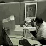 rage quit on pc GIF Template
