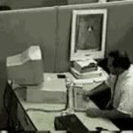rage quit on pc GIF Template