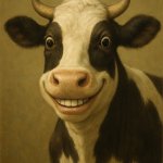 Creepy cow meme