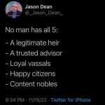 No man has all 5