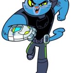 Claw The Blue Muscular Cat