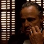 Godfather thinking GIF Template
