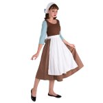 Amazon.com: Cosplay.fm Women's Cinders Rags Peasant Costume Maid