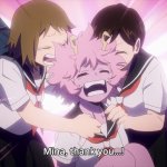 Mina crying