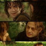 Smeagol chokes Deagol