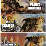 REALLY THE BEST MINECRAFT MARKETPLACE AND MODRINTH | FABRIC; FORGE; PLANET MINECRAFT; MC CREATOR; MODRINTH; THE MINECRAFT MARKETPLACE | image tagged in godzilla vs king kong vs doge vs buff doge vs tom | made w/ Imgflip meme maker