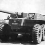 Prototype 1943 American T-55E1 Tank Destroyer