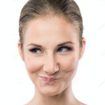 mischievous face