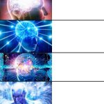 Evolving expanding brain 8