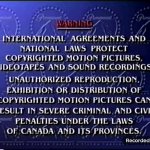 Paramount Home Video Canadian Copy FBI Warning VHS