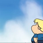 gunther looking at clouds