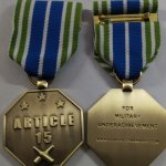 Article 15 medal UCMJ DUI Pete