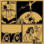 The sword of