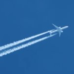An Airplane passing over
