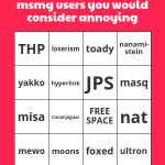 annoying msmg bingo-SammyTK
