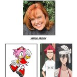 Cindy Robinson | image tagged in same voice actor,cindy robinson,sonic the hedgehog,bleach,sega,sonic | made w/ Imgflip meme maker