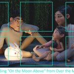 6 Characters Sing On The Moon Above