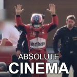 when F1 driver get arrested | ABSOLUTE; CINEMA | image tagged in czech f1 driver | made w/ Imgflip meme maker