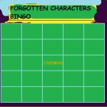Forgotten characters bingo meme