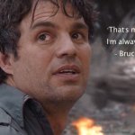 I'm always angry