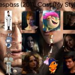 Trespass (2011) Cast (My Style) | image tagged in trespass 2011 cast my style,meme,memes,spoof cast,trespass,characters | made w/ Imgflip meme maker