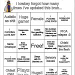 Cosmo.PNG Bingo (evil version) meme