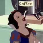 snow white coffee GIF Template