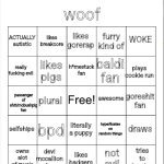 dog bingo template