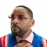 will smith looking left and right meme