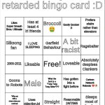 Bandage's retarded bingo card :D meme