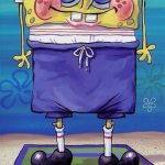 imagine hating on someone and theyre literally this | image tagged in spongebob in swim trunks | made w/ Imgflip meme maker