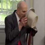 Nelson looking in hat GIF Template