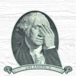 George Washington facepalm