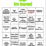 1xFloweyTheCreationOfMemesx1 bingo template