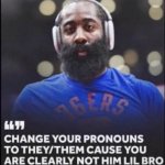 your not him lil bro meme