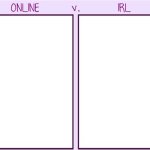 Me online vs irl