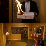 Reverse Community Fire Pizza Meme