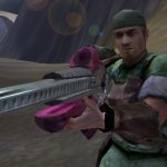 Beta Halo Marine pointing carbine at you