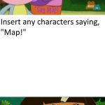 Who helps dora and boots by saying map