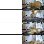 Kibble Kitty Ambush meme