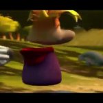 Rayman running away GIF Template