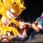 Super Sonic vs Shadow template