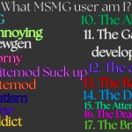 What MSMG user am I v2 by grace