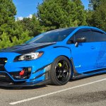 Sonic Blue Subaru WRX STI