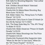Charlie Kirk Controversial statements